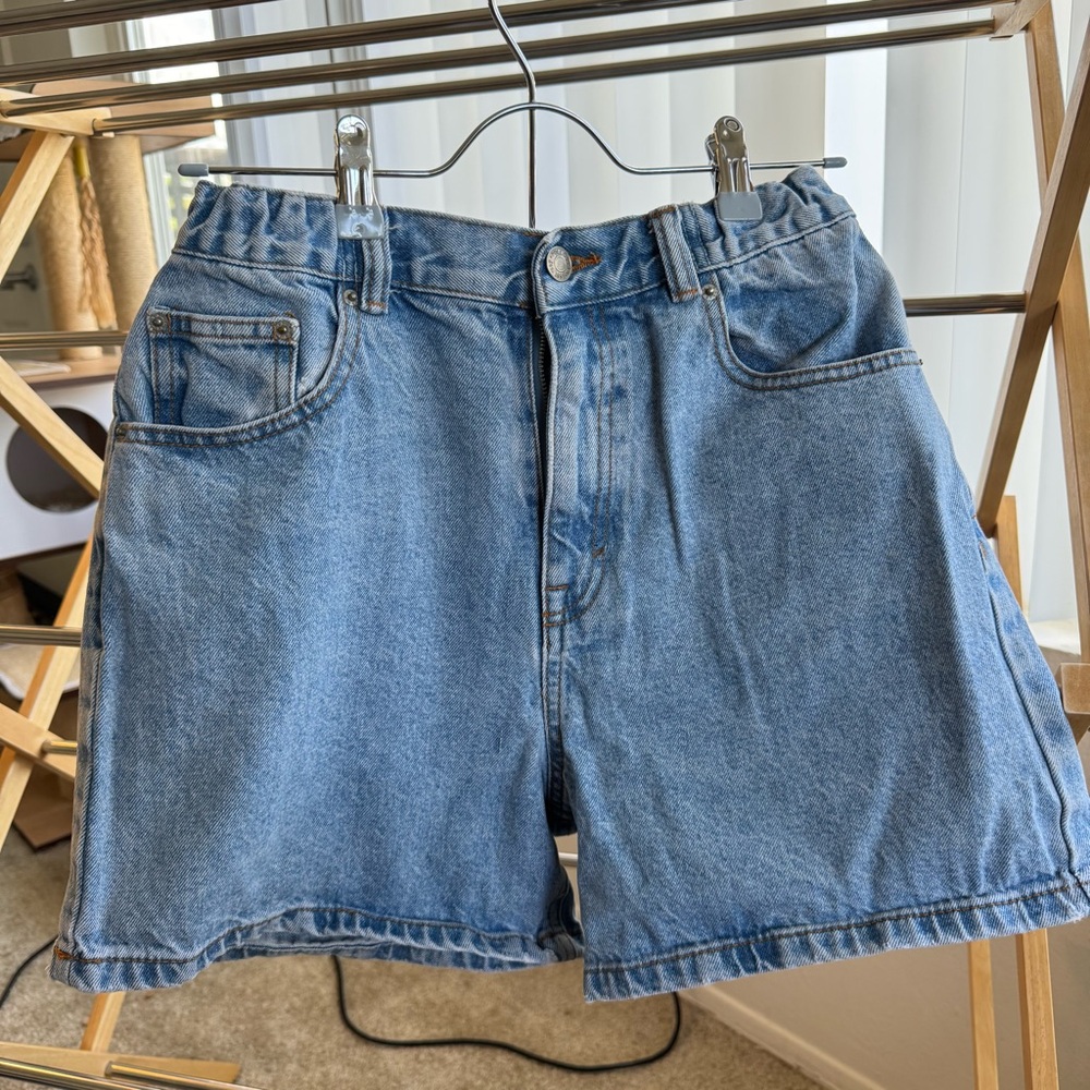 🔥 SOLD 🔥Pull & Bear Blue Denim Shorts